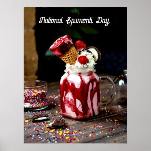National Spumoni Day Poster