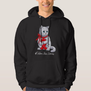 National Substance Abuse Awareness Month Red Ribbo Hoodie