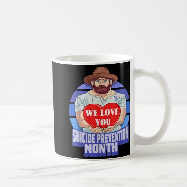 National Suicide Prevention Month Concerned Dad Lo Coffee Mug (Right)