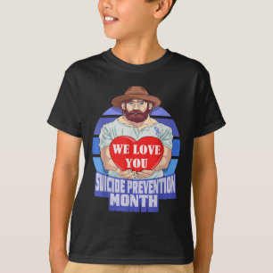 National Suicide Prevention Month Concerned Dad Lo T-Shirt