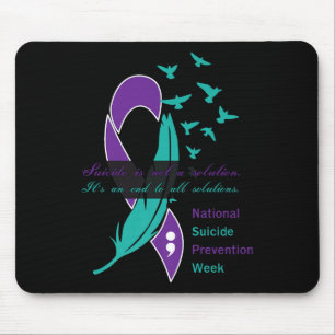 National Suicide Prevention Week Quote Premium Mouse Pad