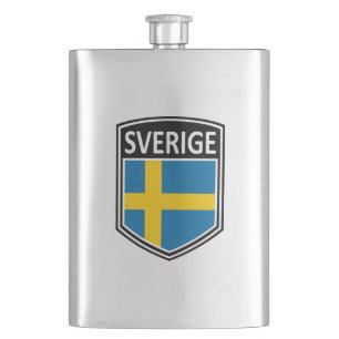 National - Sverige Hip Flask