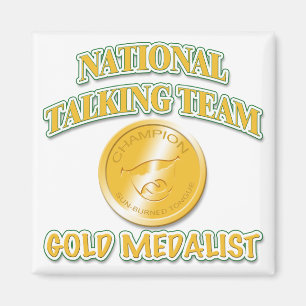 National Talking Team Gold Medallist Magnet