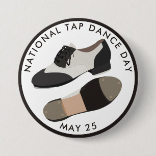 National Tap Dance Day 7.5 Cm Round Badge