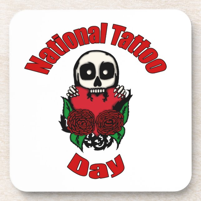 National Tattoo Day Coaster (Front)