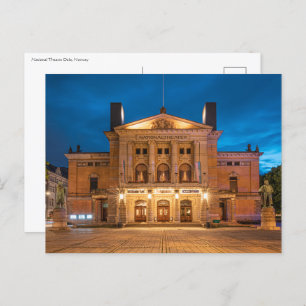 National Theatre Oslo Postcard
