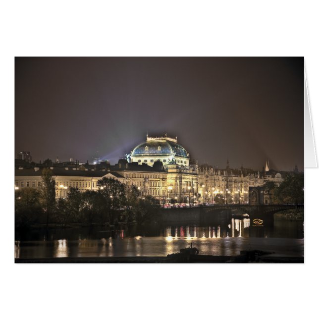 National Theatre Prague Night (Front Horizontal)