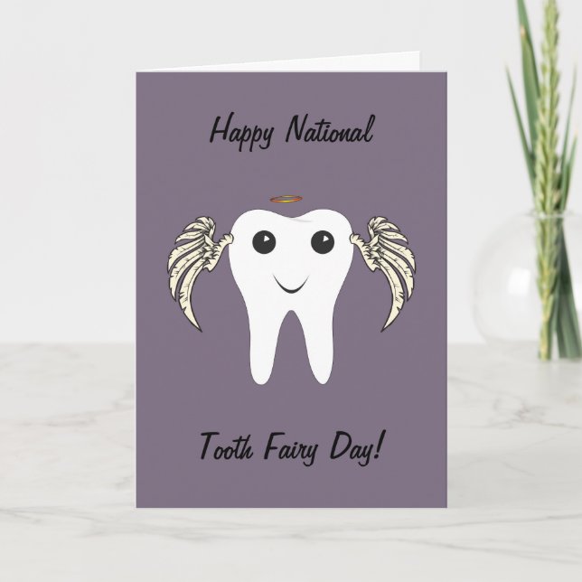 National Tooth Fairy Day Card (Front)