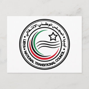 National Transitional Council of Libya Seal Postcard