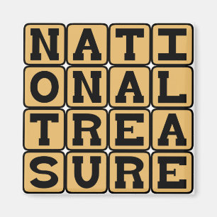 National Treasure, God's Gift to America Magnet