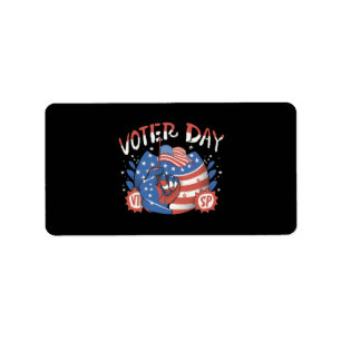 National Voter Registration Day Label