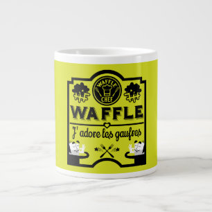 National Waffle Day Large Coffee Mug