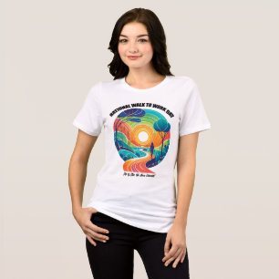 National Walk To Work Day Tri-Blend Shirt