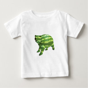 National Watermelon Day Bear Baby T-Shirt