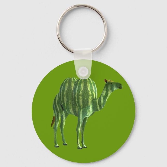National Watermelon Day Dromedary Key Ring (Front)