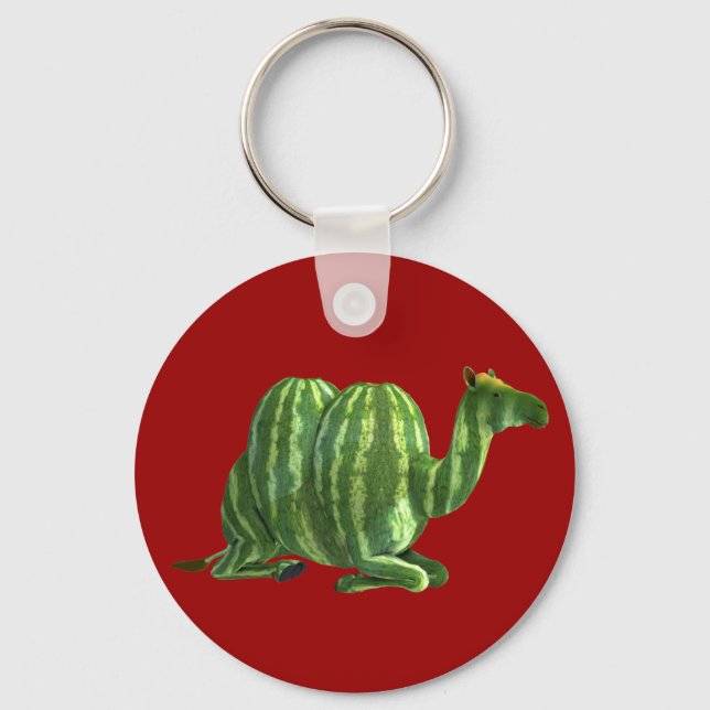 National Watermelon Day Dromedary Key Ring (Front)