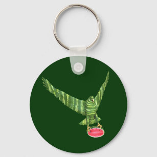 National Watermelon Day Eagle Key Ring