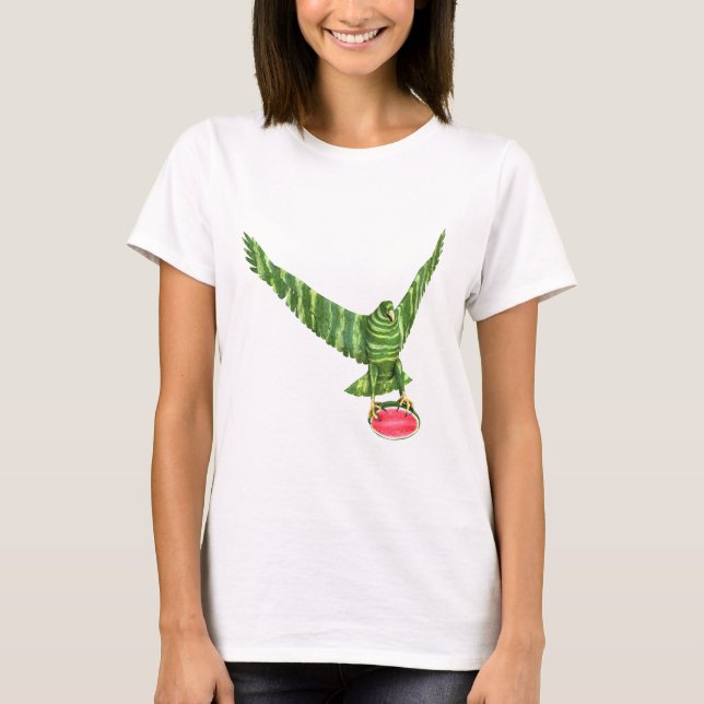 National Watermelon Day Eagle T-Shirt (Front)