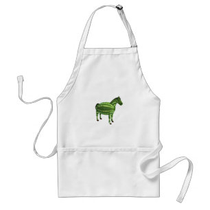 National Watermelon Day Horse Standard Apron