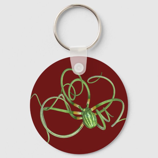 National Watermelon Day Octopus Key Ring (Front)