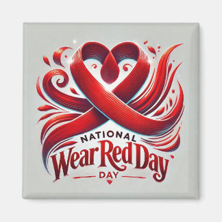 National Wear Red Day Magnet