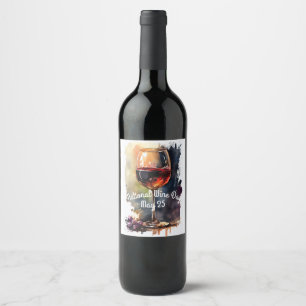 National Wine Day Label