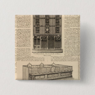 National Wire and Lantern Works, Howard and Morse 15 Cm Square Badge