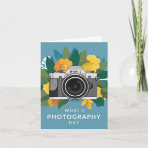 National World Photography Day Card