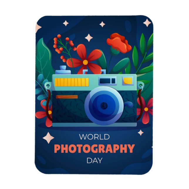 National World Photography Day Magnet (Vertical)