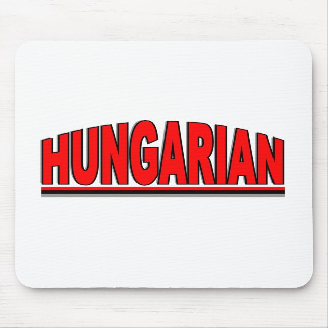 Nationalities - "Hungarian" Mouse Pad (Front)