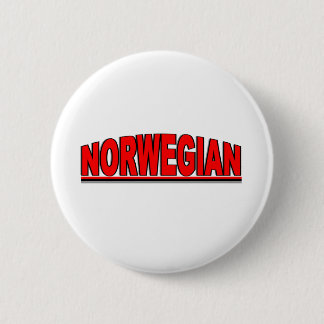 Nationalities - "Norwegian" 6 Cm Round Badge