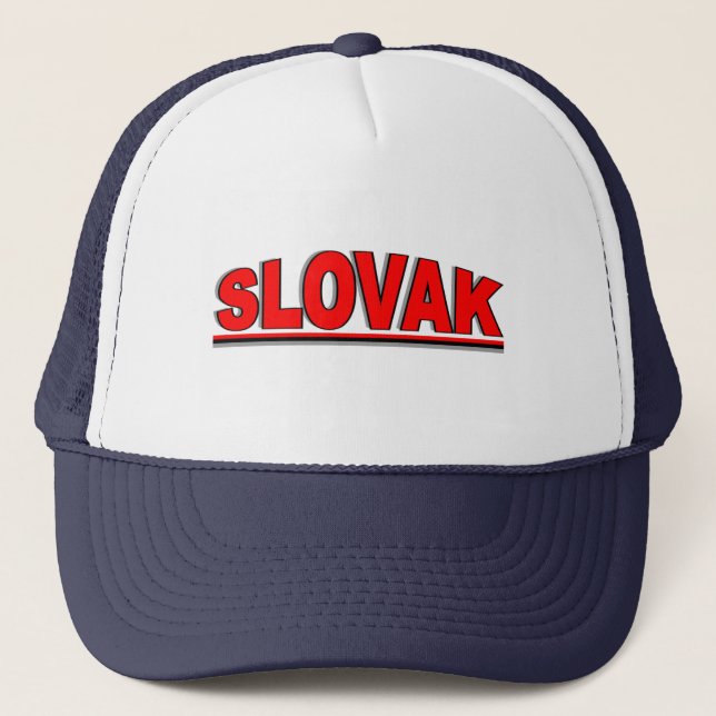 Nationalities - "Slovak" Trucker Hat (Front)
