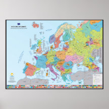 Nations d'Europe Carte des nations (en français)