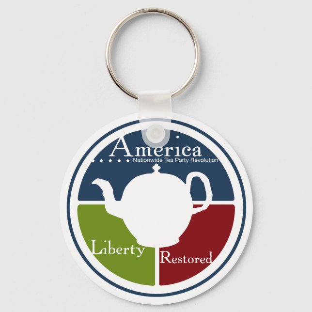 Nationwide Tea Party Revolution keychain (Front)