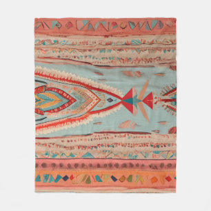 Native America Pattern Fleece Blanket