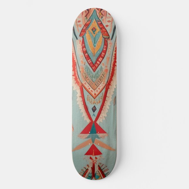 Native America Pattern Skateboard (Front)