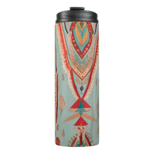 Native America Pattern Thermal Tumbler