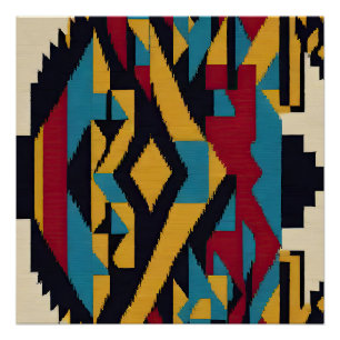 Native American Abstract Tribute 01 Poster