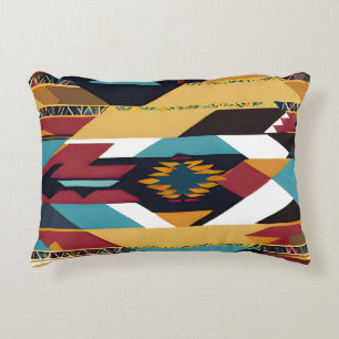 Native American Abstract Tribute 02 Decorative Cushion
