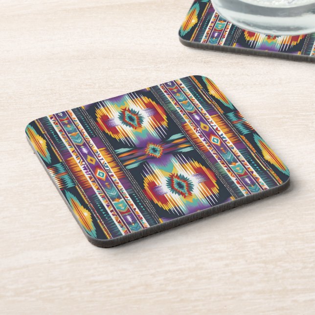 Native American Abstract Tribute S4 Coaster (Left Side)