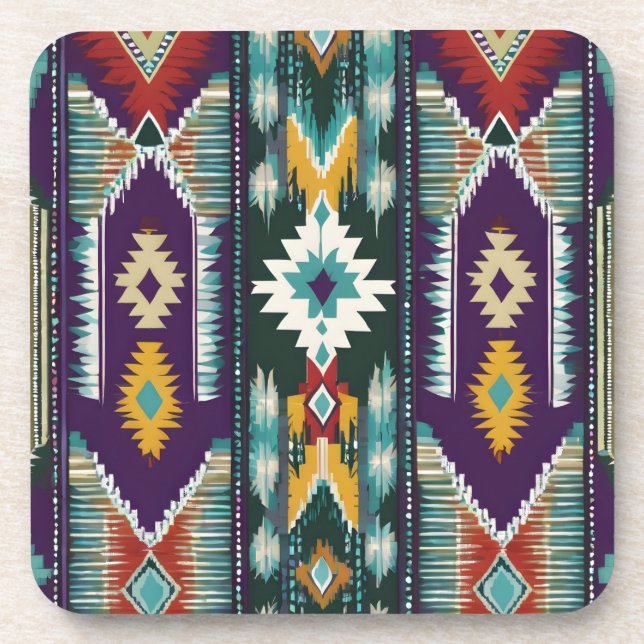 Native American Abstract Tribute S9 Coaster (Front)