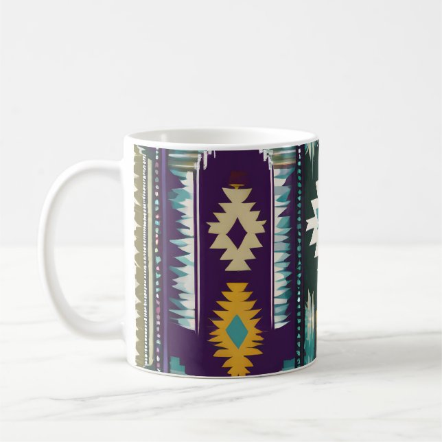 Native American Abstract Tribute S9 Coffee Mug (Left)