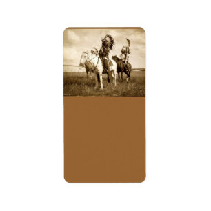 Native American Address Label