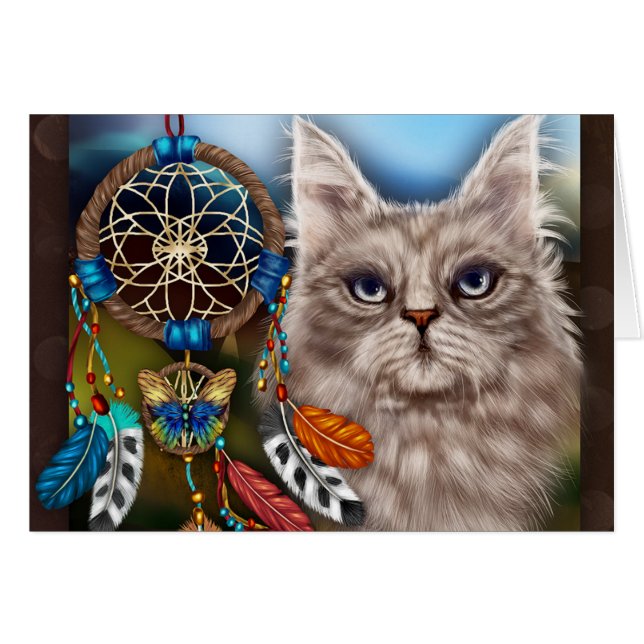 Native American All Occasion Card Spirit Animal (Front Horizontal)
