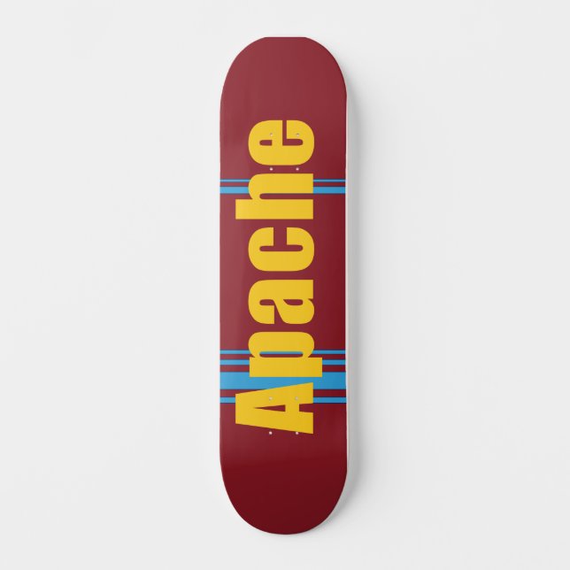 Native American Apache  Skateboard (Front)