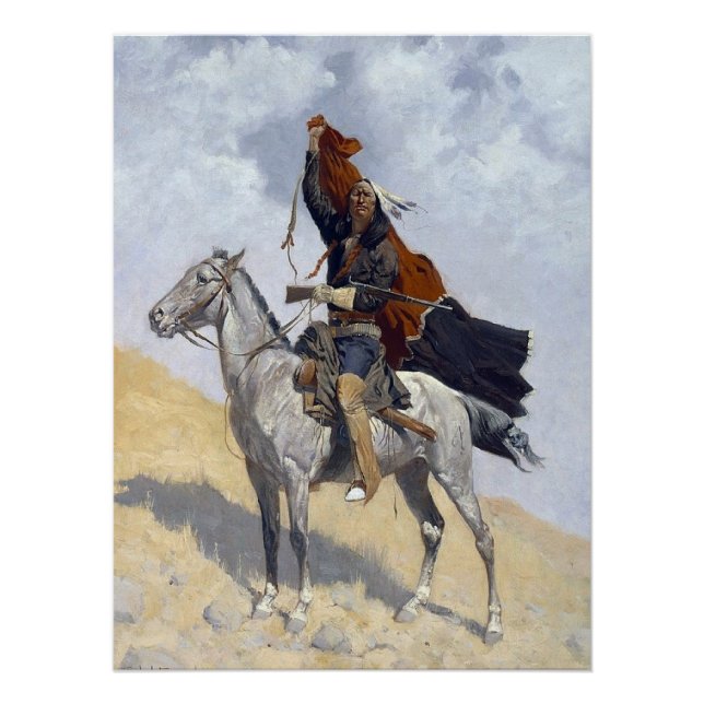 Native American Apache warrior Poster (Front)