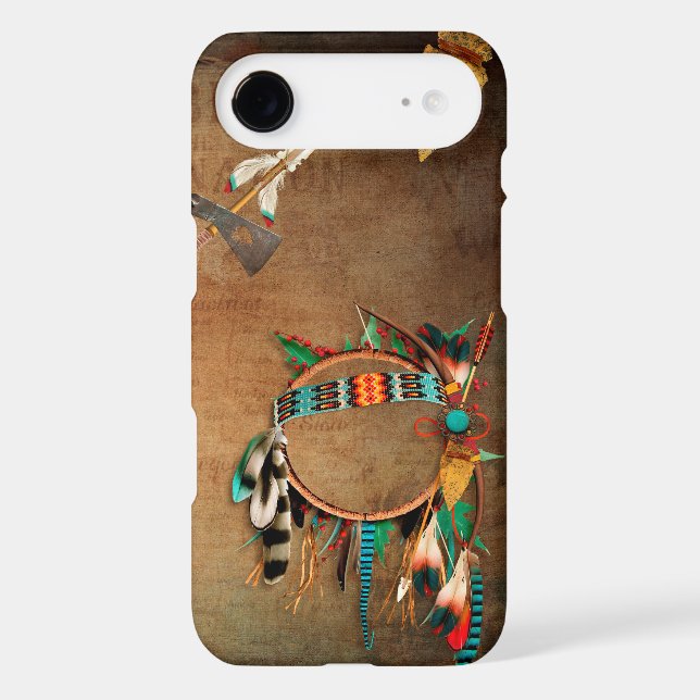 Native American arrowhead Indian Case-Mate iPhone Case (Back)