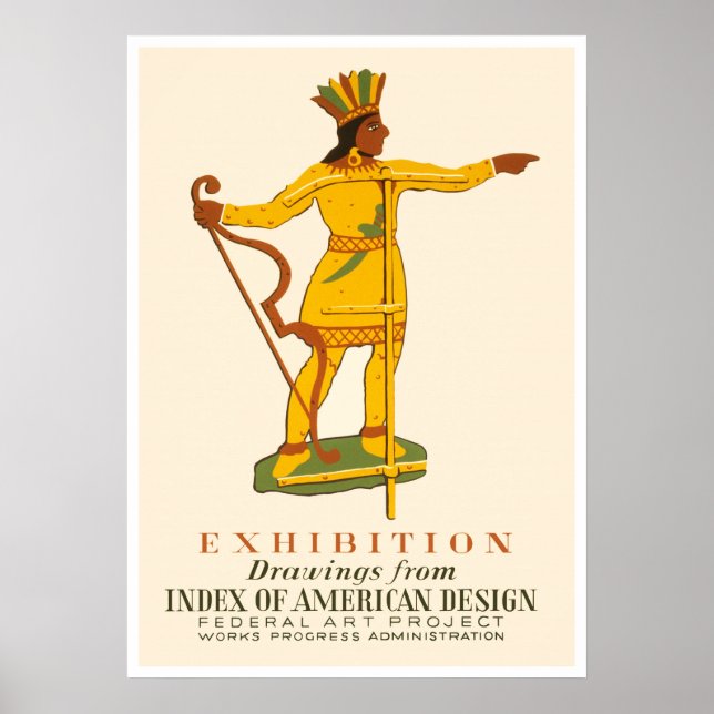 Native American Art Exhibition Poster (Front)
