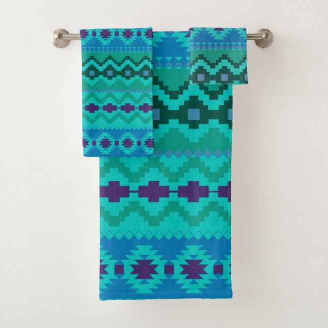 Native American Bath Towel Set (Insitu)