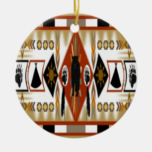 Native American Bear Clan Ornament